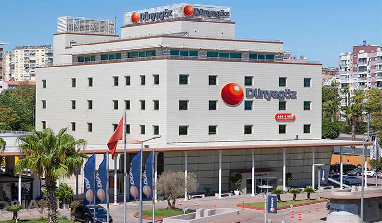 Dünyagöz Antalya hospital building exterior