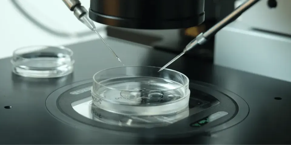 Équipement de micromanipulation du laboratoire de FIV