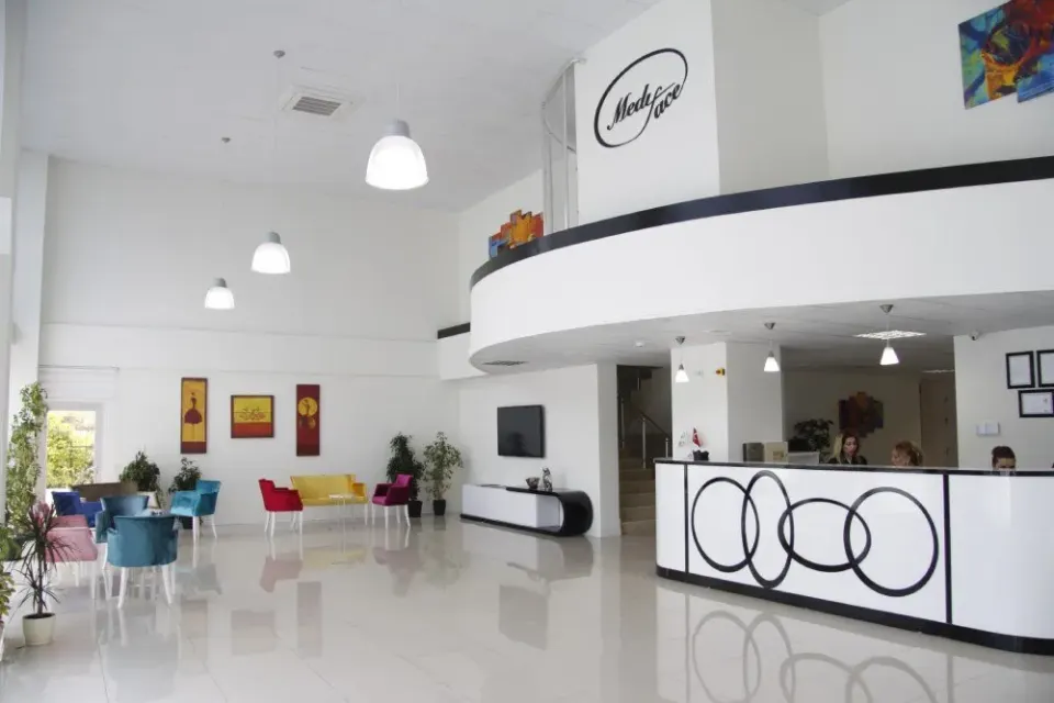 Reception and waiting lounge